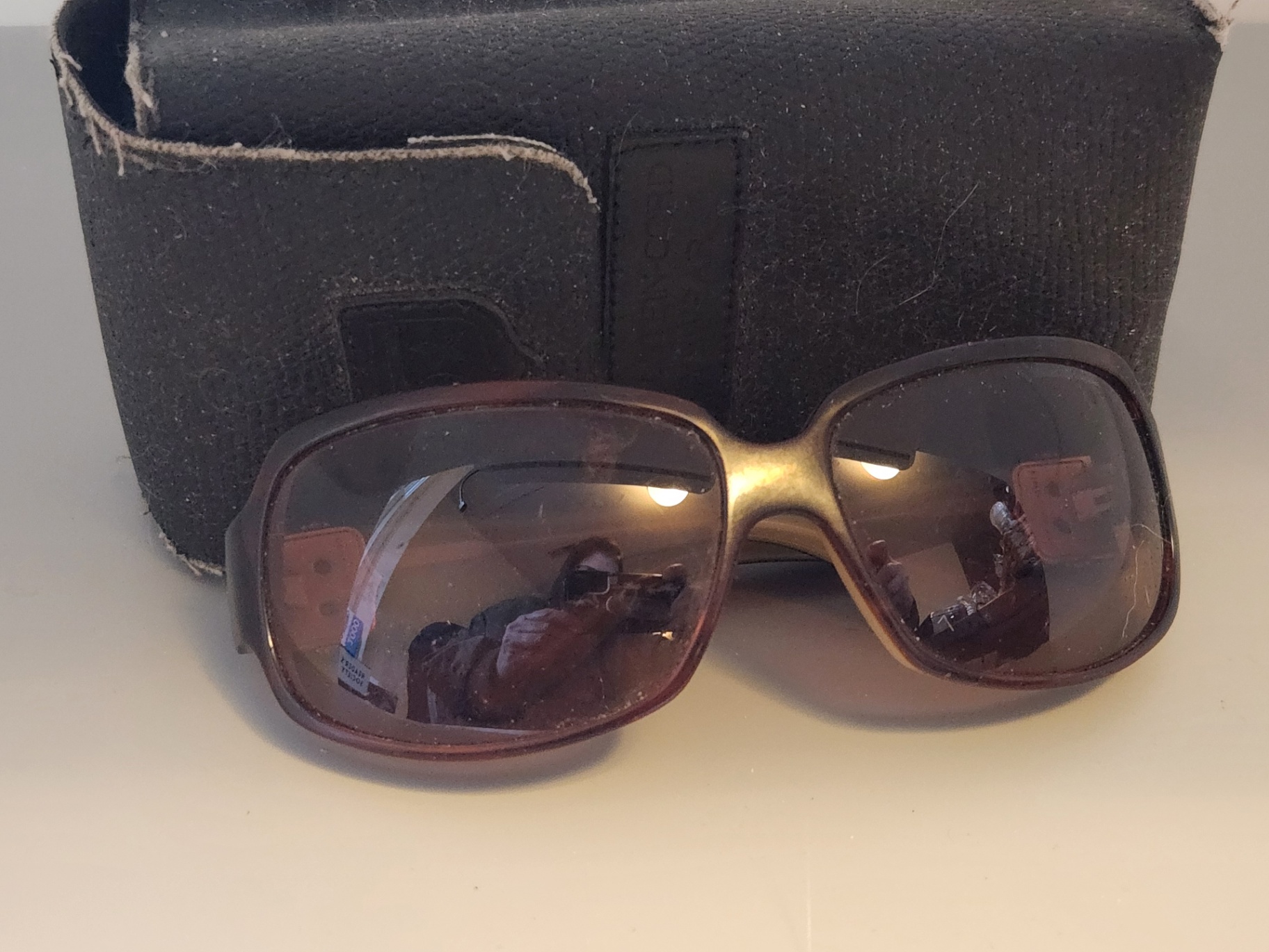 Vintage Kieselstein-Cord “Yonni” Designer Sunglasses – Oversized Frame w/ Original KC Case - image 1 of 9