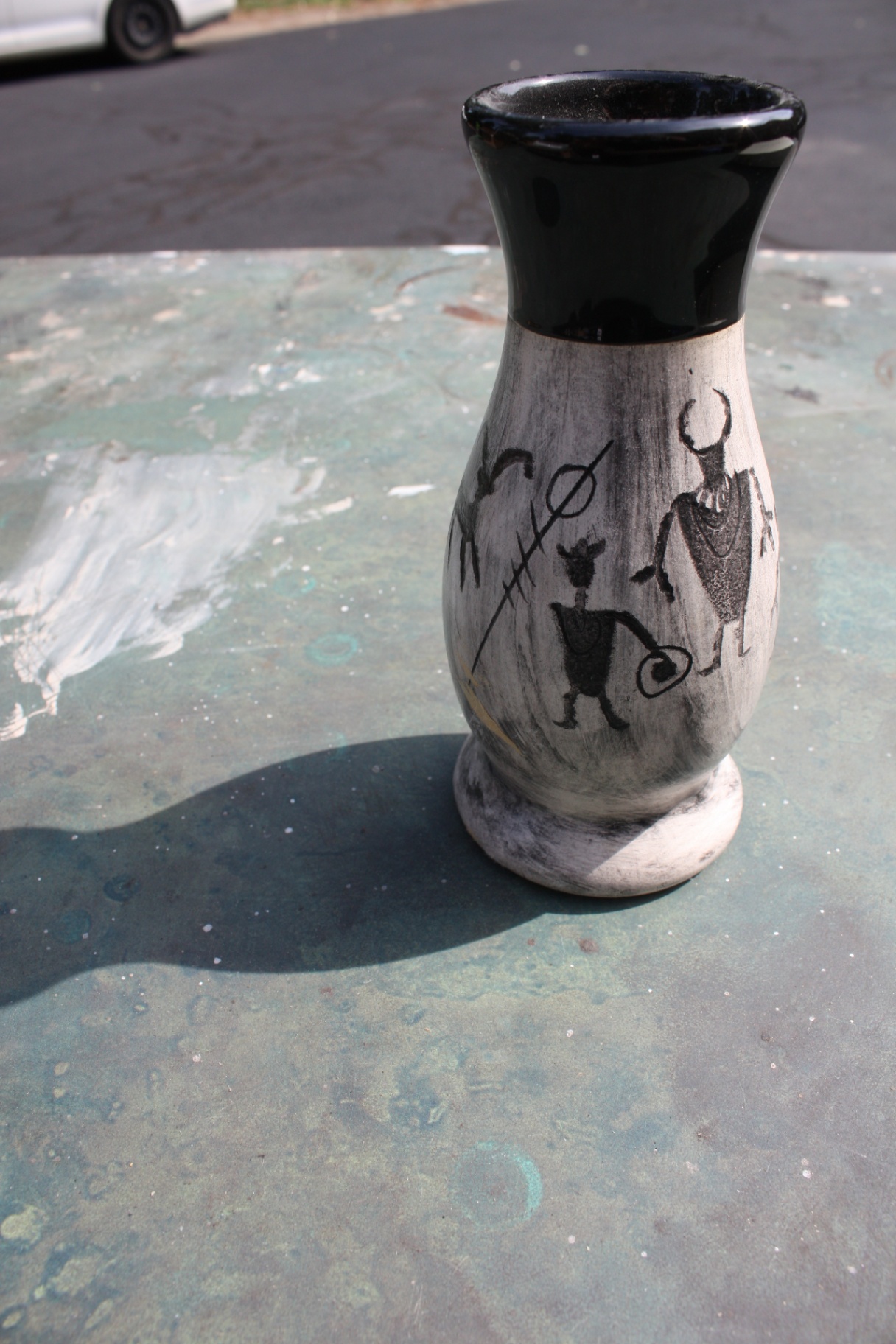 BinishTaa (Julia Blackthorne) Pottery Navajo Signed Art Pottery Vase - MidCentury - image 3 of 3