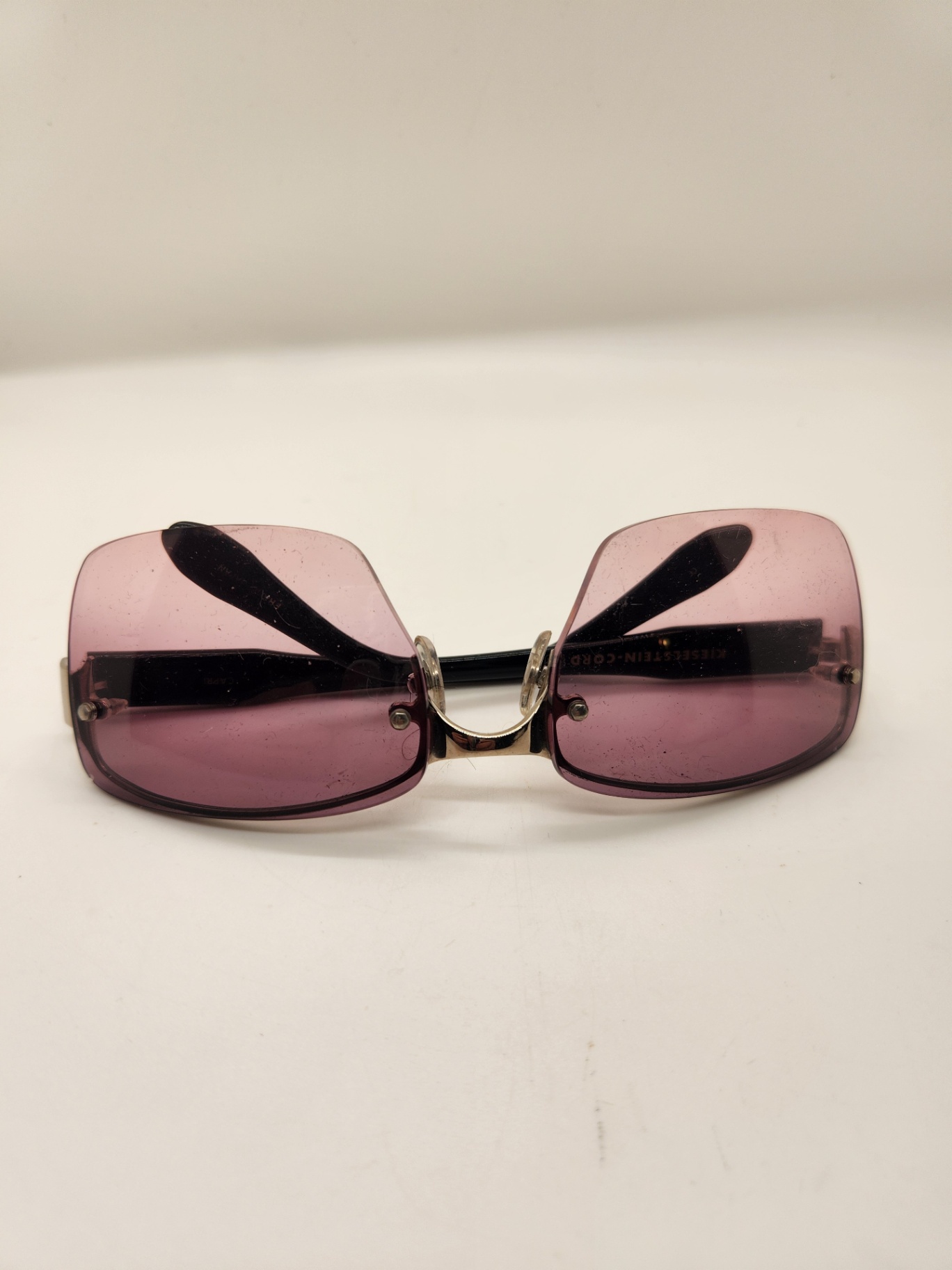 Vintage Kieselstein Cord designer rimless "CAPRI" style sunglasses - image 1 of 5
