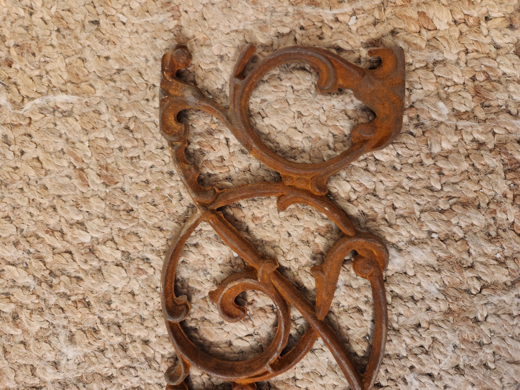 Ornate Cast Iron Scrollwork Architectural Panel / Grille – Vintage Garden & Wall Decor - image 3 of 5