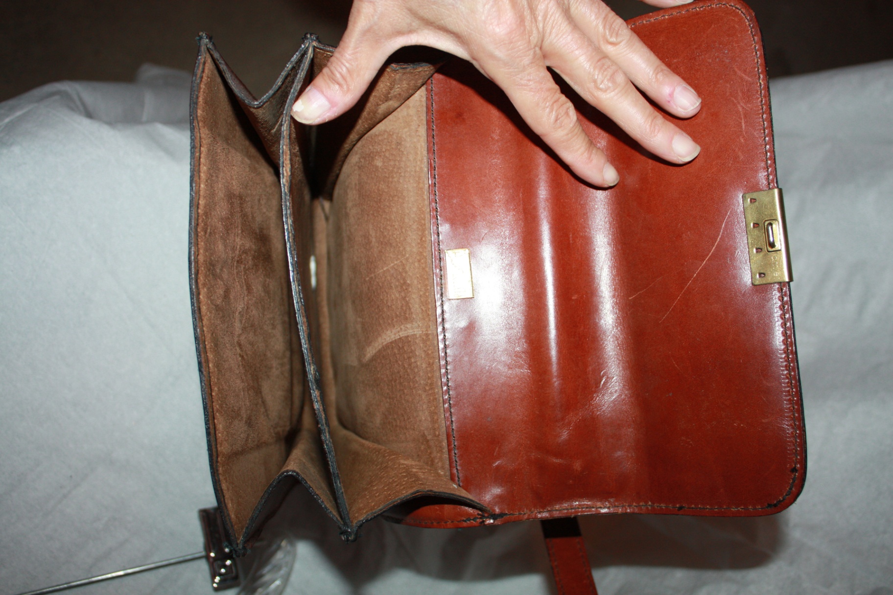 Bond Street Leather Cross Body Bag - image 2 of 4