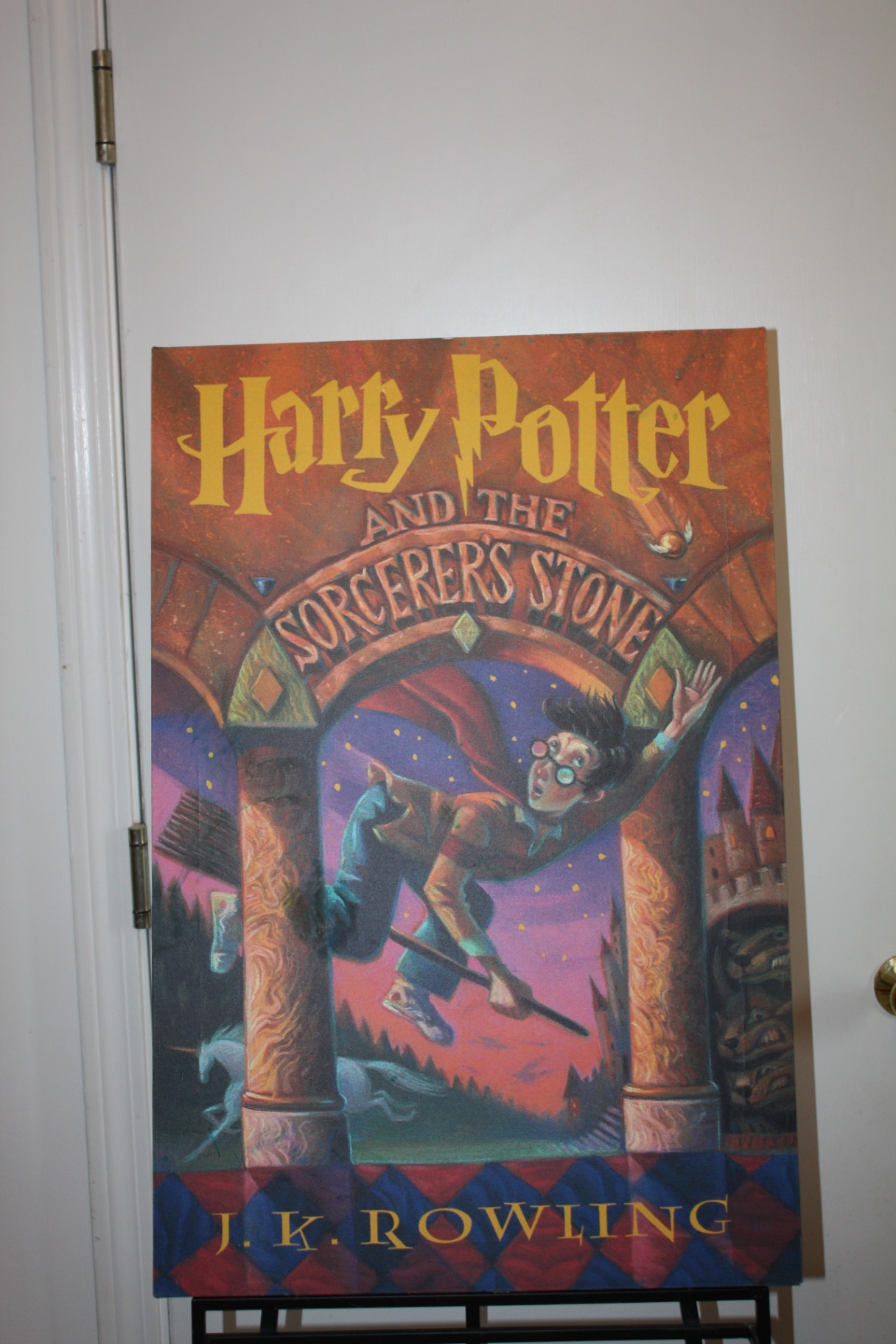 Harry Potter and the Sorcerer’s Stone Large Licensed Canvas Wall Art – Warner Bros ©2001 - image 1 of 5