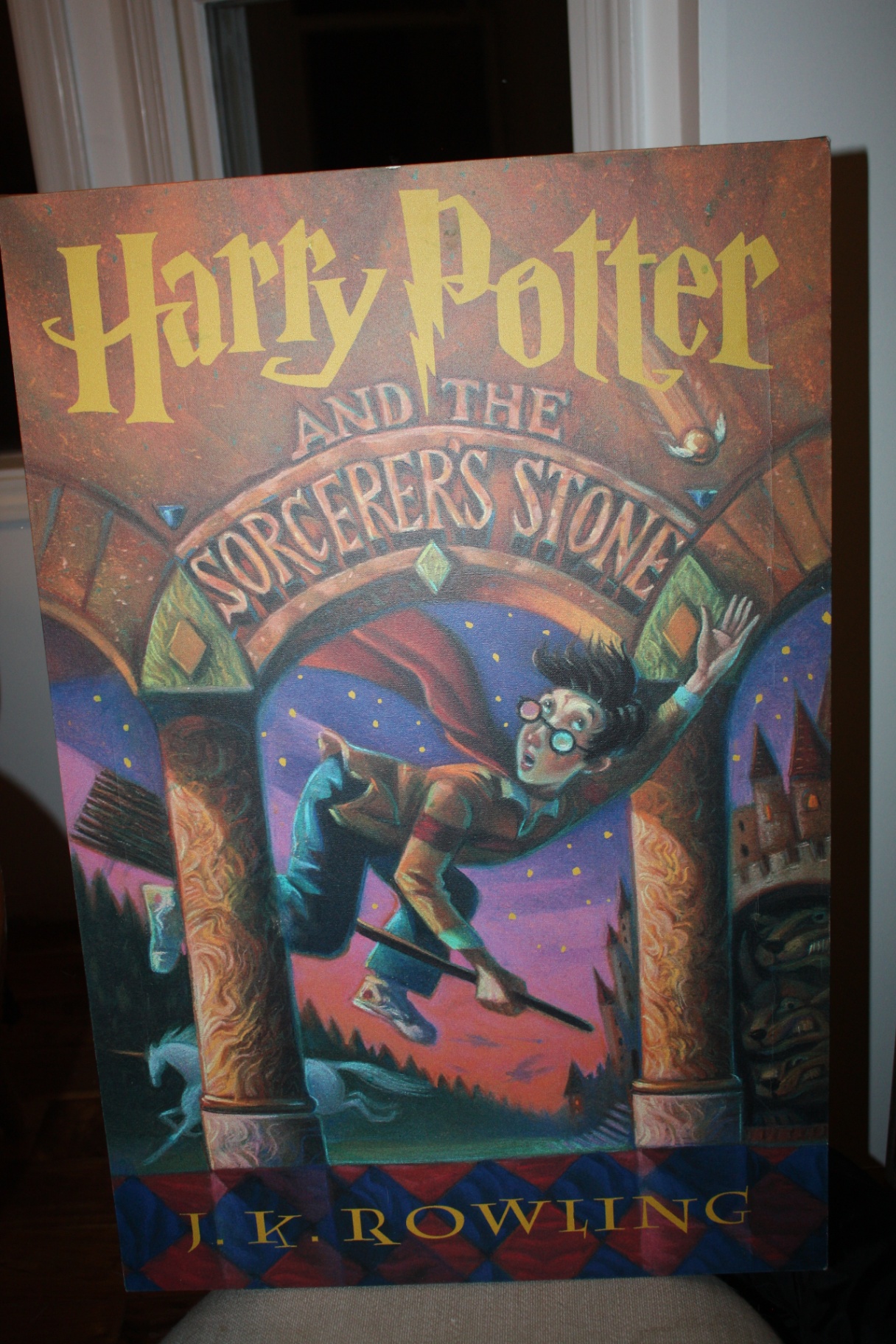 Harry Potter and the Sorcerer’s Stone Large Licensed Canvas Wall Art – Warner Bros ©2001 - image 2 of 5