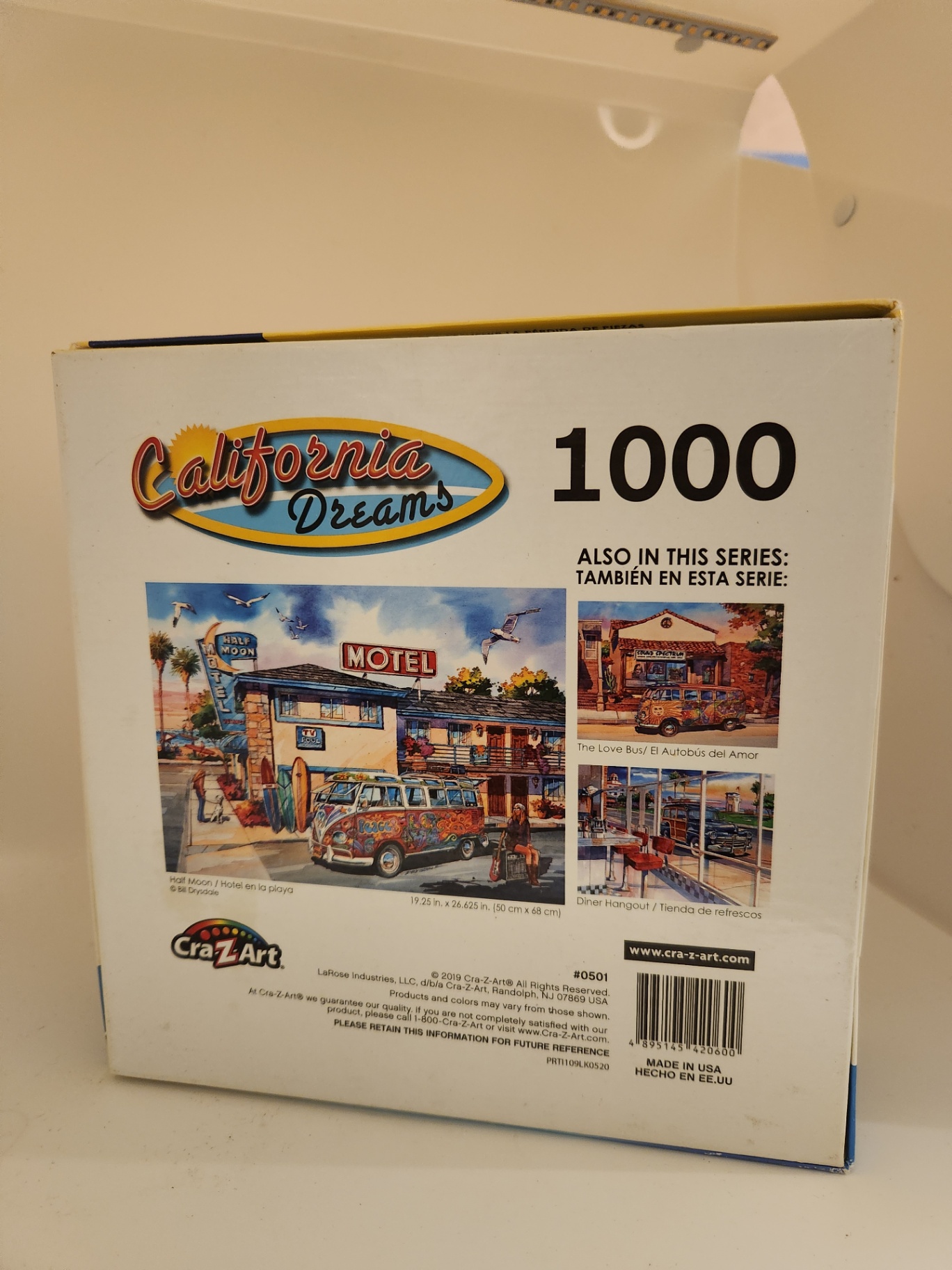 Board Game & Puzzle Lot – Monopoly Classic + 2 x 1000 Piece Puzzles (Galison & Cra-Z-Art) - image 12 of 13