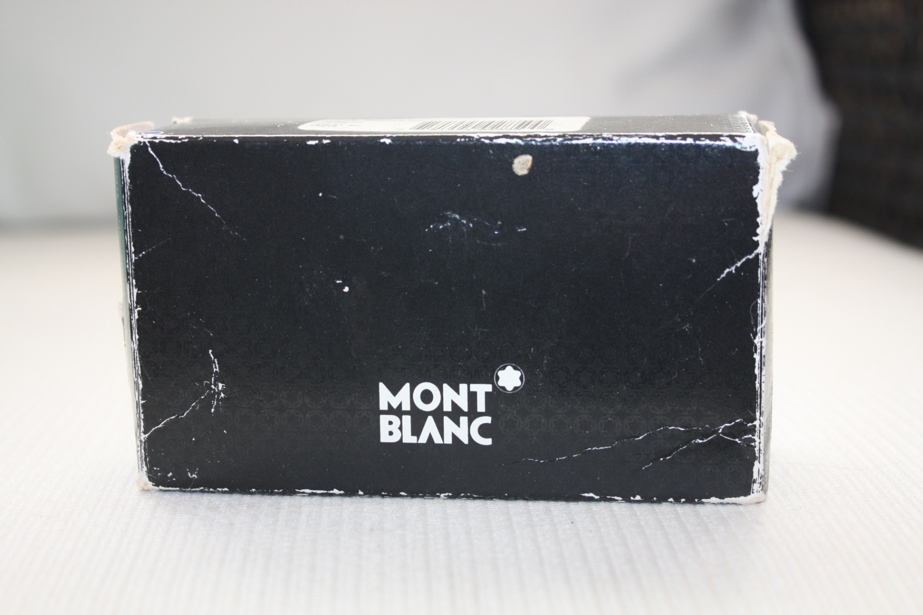 New Unopened (1980s) Montblanc Royal Blue (Königsblau) 50ml Fountain Pen Ink Bottle w/ Original Box Pair with Montblanc Pen Lot 114) - image 3 of 10