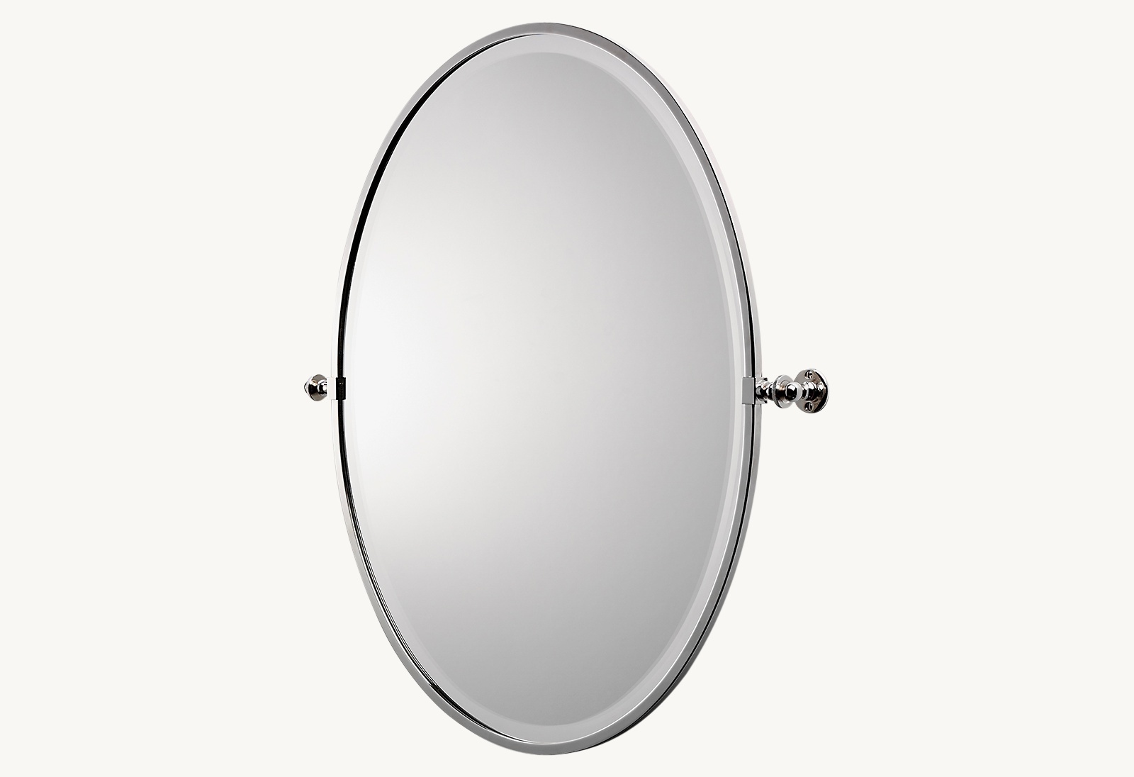 Waterworks Crystal Metal Oval Wall-Mounted Tilting Mirror - image 2 of 2