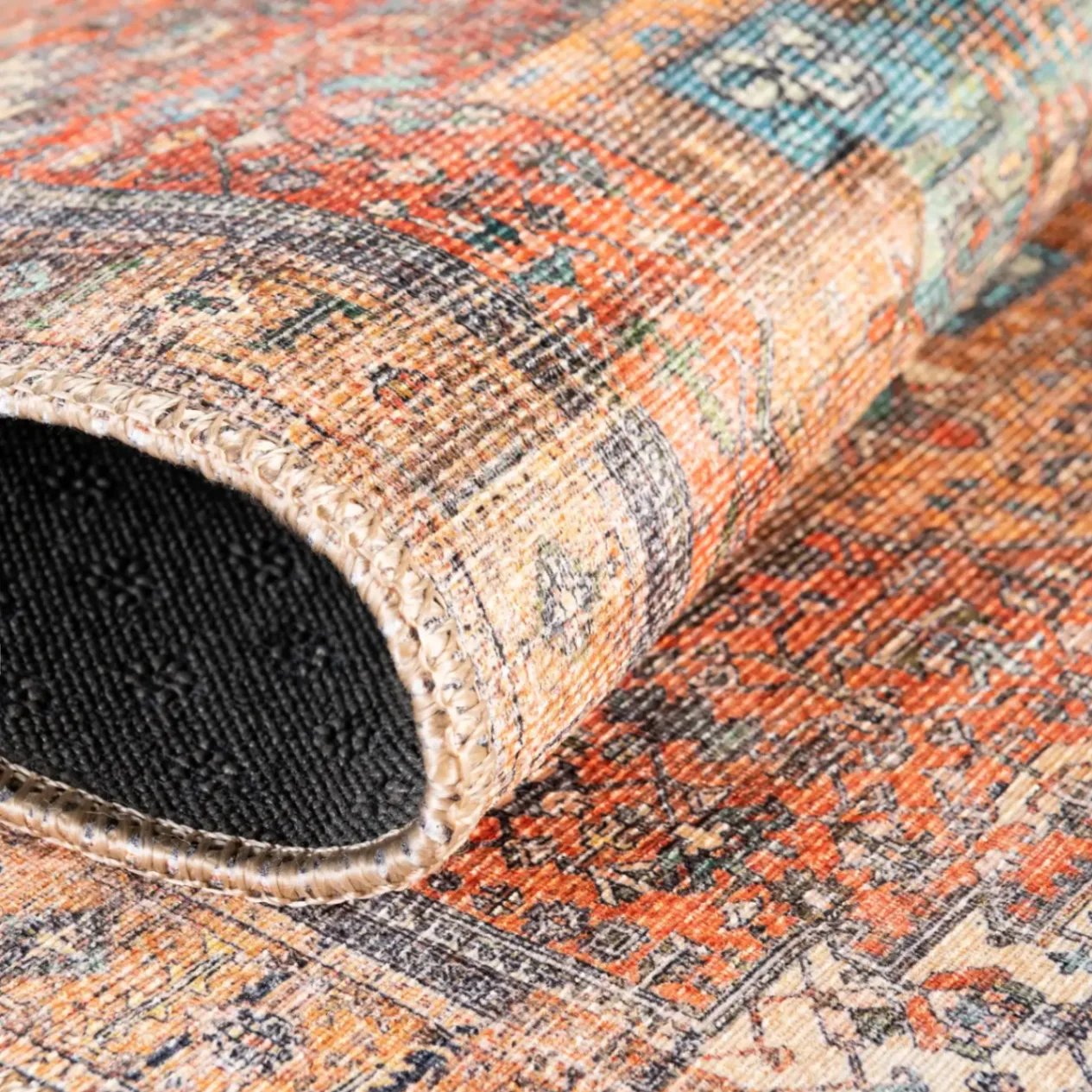 Unique Loom Timeless Rust Red Area Rug - 7'6" by 10' 6" - image 2 of 15