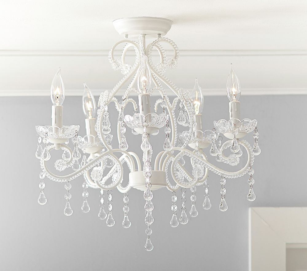 Lydia flushmount 20" Crystal Chandelier - Pottery Barn Kids  - image 1 of 4