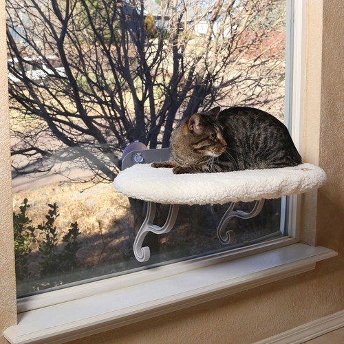 K&H Pet Products Universal Mount Cat Kitty Sill White 14" x 24" x 13" New in Unopened Box - image 1 of 6