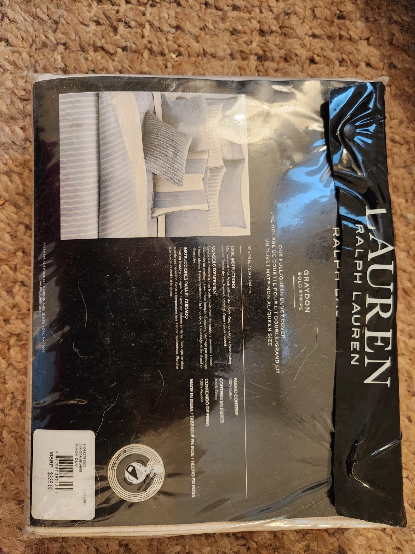 NIB Ralph Lauren Home "Graydon" Luxury King Bedding Collection - 7-Piece Designer Lot - image 5 of 13