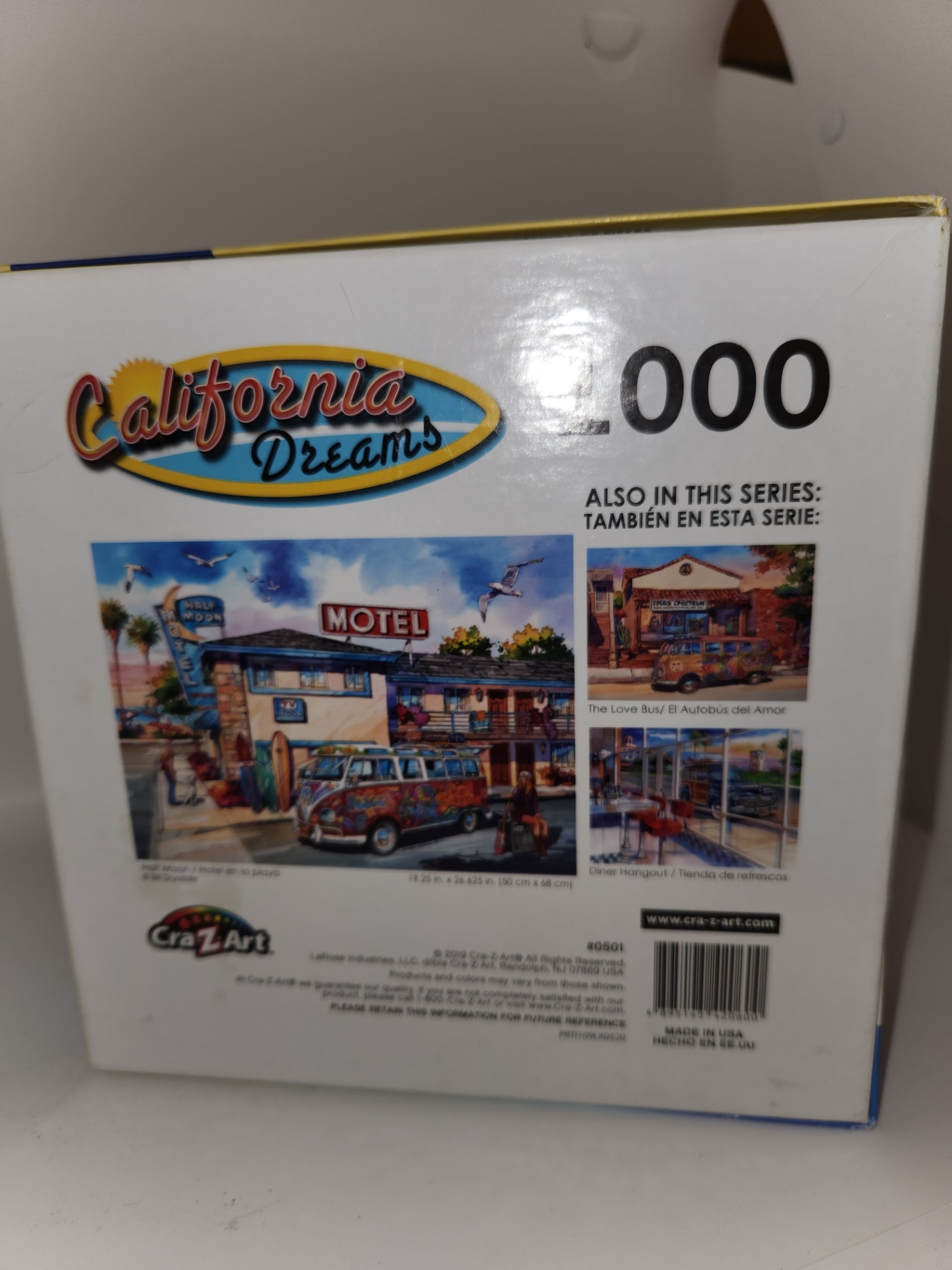 Board Game & Puzzle Lot – Monopoly Classic + 2 x 1000 Piece Puzzles (Galison & Cra-Z-Art) - image 9 of 13