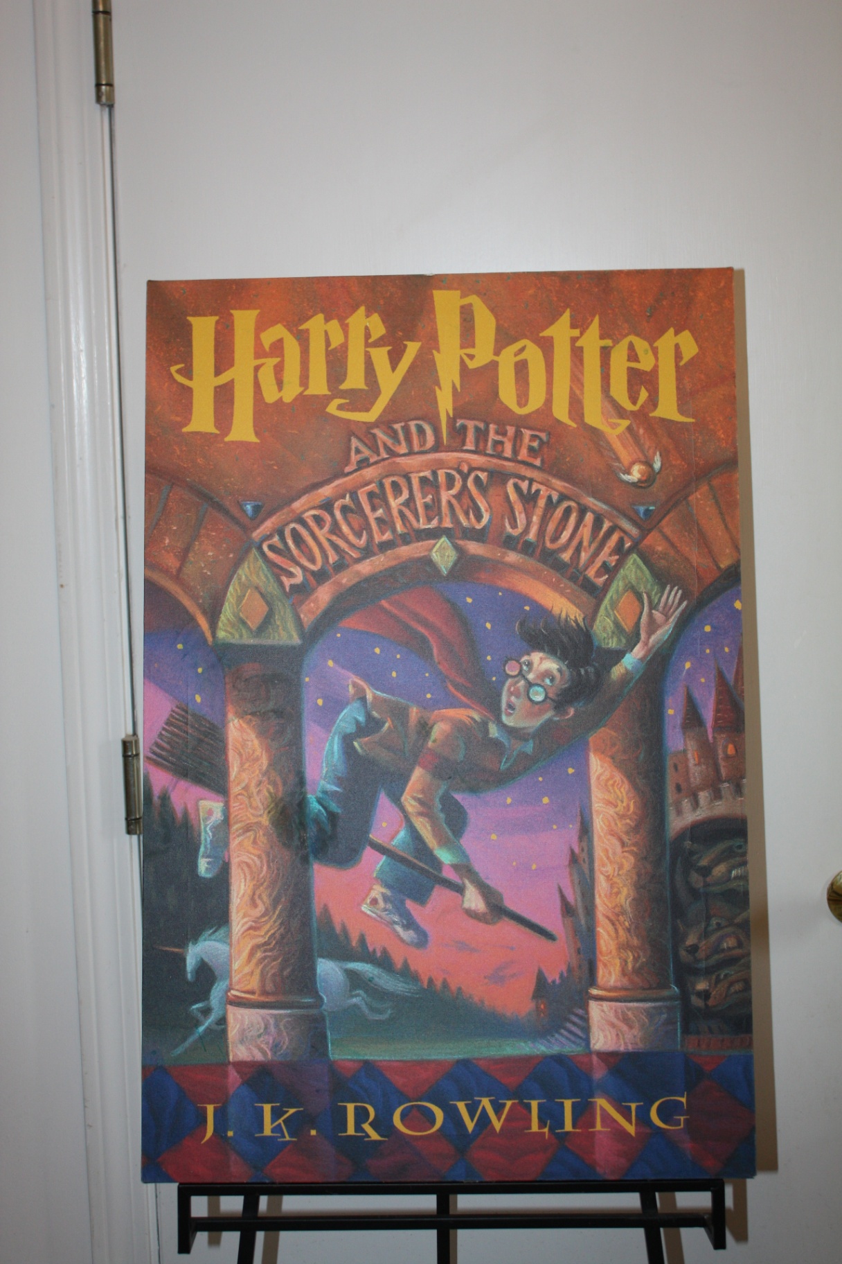 Harry Potter and the Sorcerer’s Stone Large Licensed Canvas Wall Art – Warner Bros ©2001 - image 5 of 5