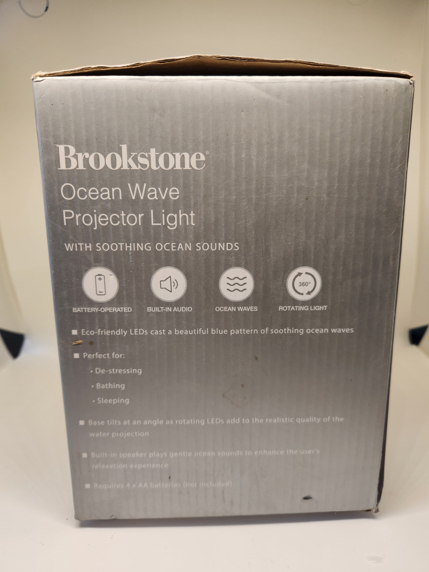 Brookstone Ocean Wave Projector Light with Soothing Ocean Sounds - image 2 of 2