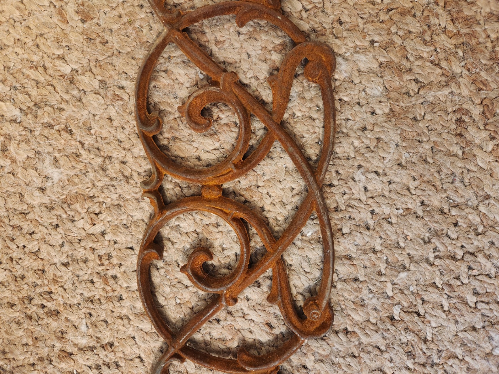 Ornate Cast Iron Scrollwork Architectural Panel / Grille – Vintage Garden & Wall Decor - image 4 of 5