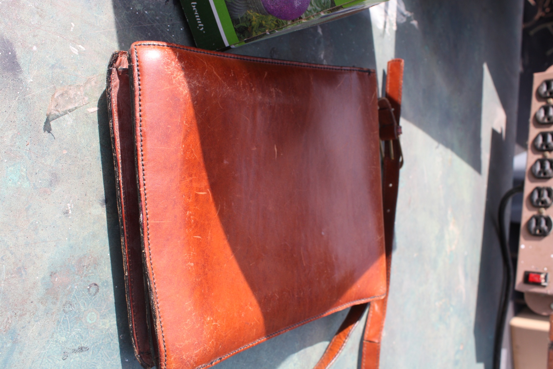 Bond Street Leather Cross Body Bag - image 4 of 4