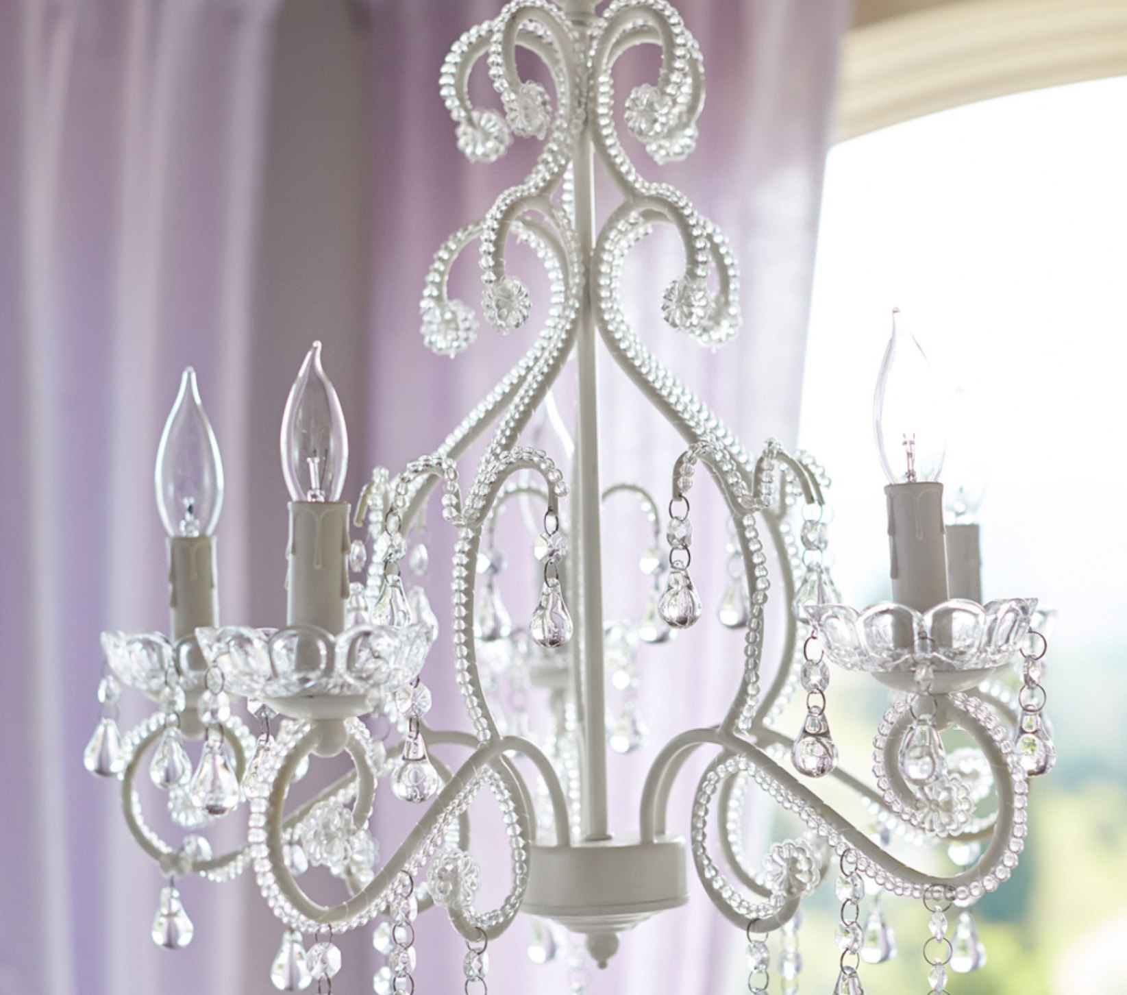 Lydia flushmount 20" Crystal Chandelier - Pottery Barn Kids  - image 2 of 4