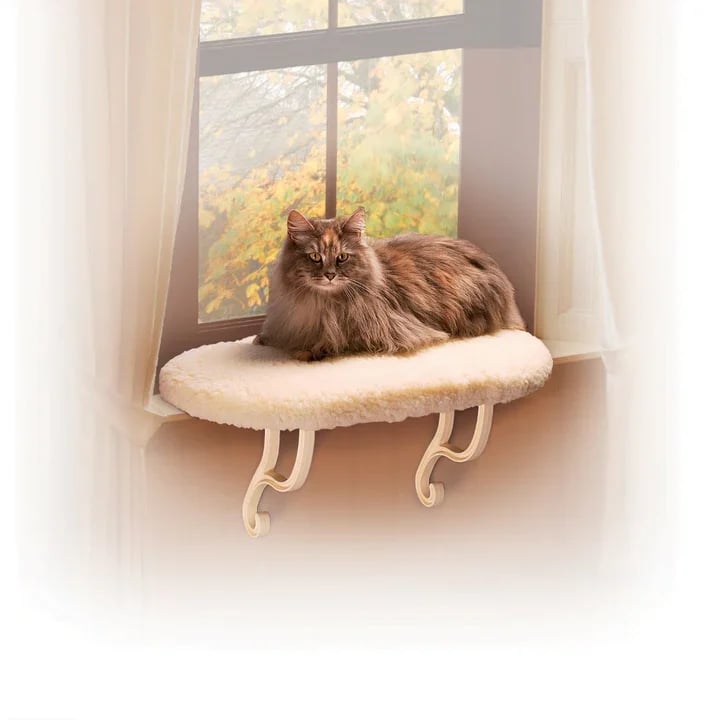 K&H Pet Products Universal Mount Cat Kitty Sill White 14" x 24" x 13" New in Unopened Box - image 6 of 6