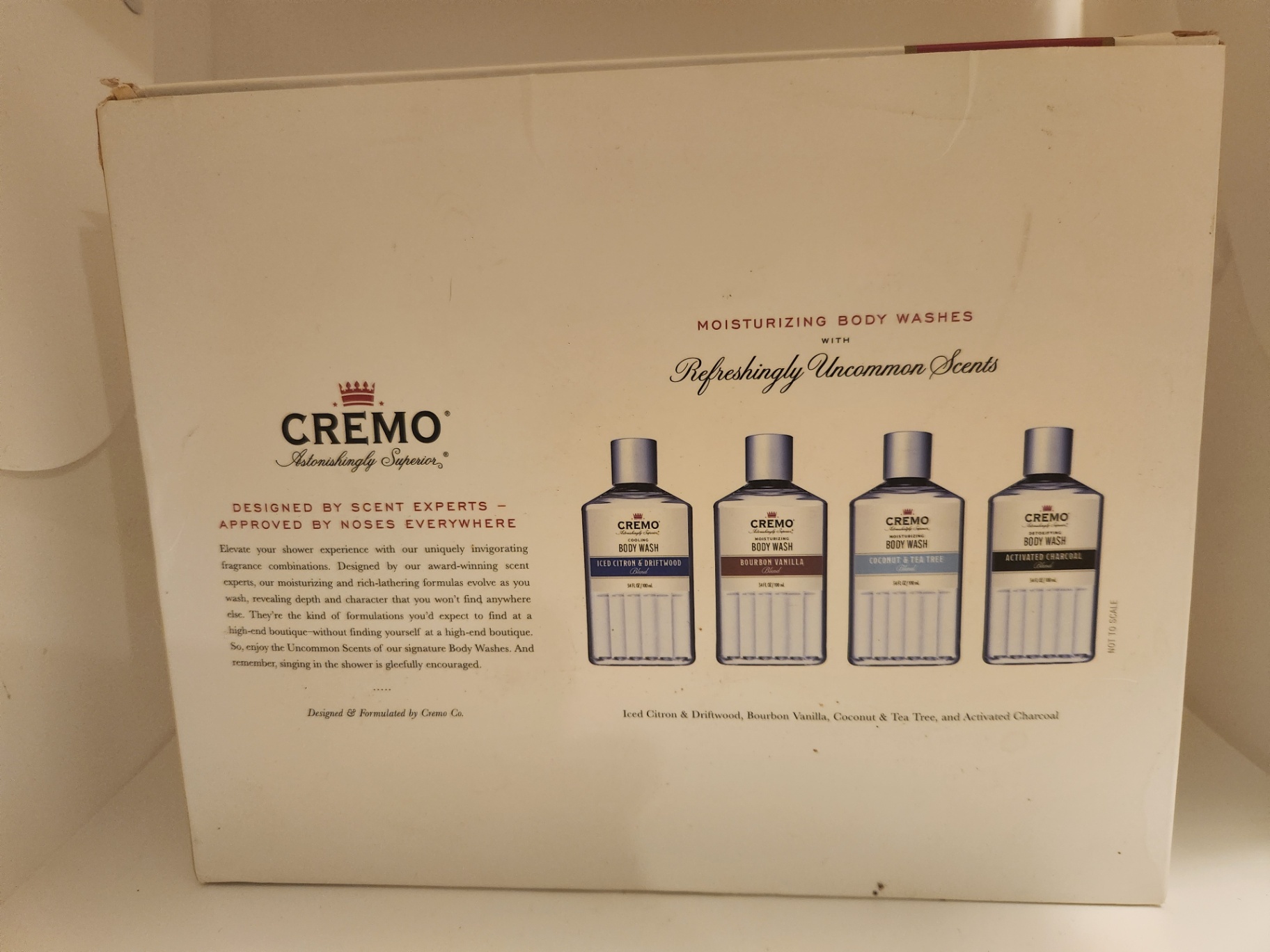 CREMO Uncommon Scents Body Wash Collection – 4-Piece Sampler Set (3.4 oz each) - image 3 of 4