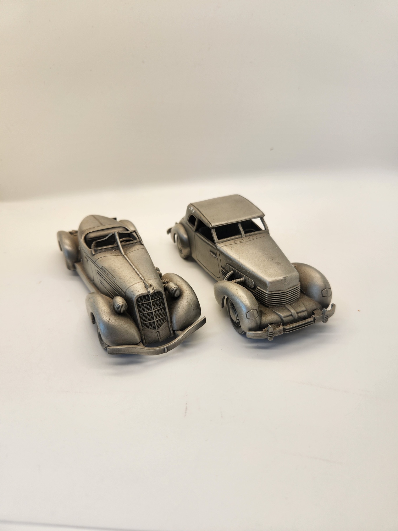 Pair of Cast Metal Art Deco Car Models – 1935 Auburn 851 Speedster & 1937 Cord 812 - image 6 of 7