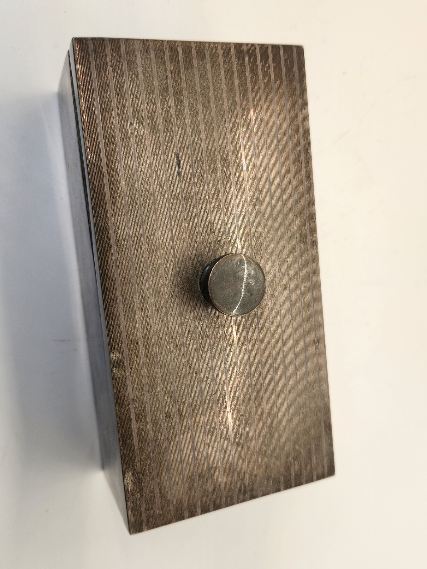 Vintage Watrous Mfg. Co. Silverplate Humidor - International Silver Co. - Pattern 0122 - image 5 of 6