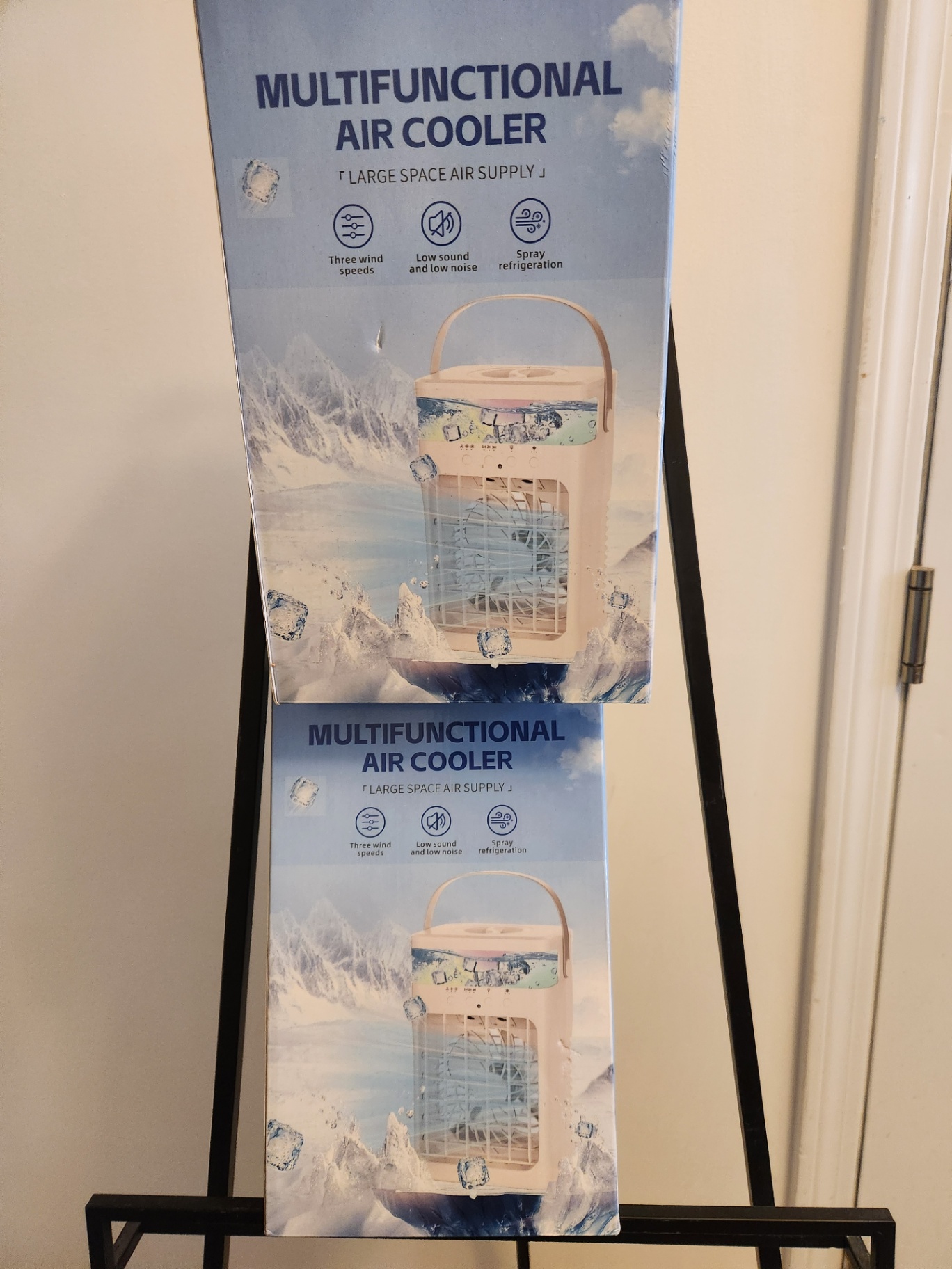 (Lot of 2) Multifunctional Portable Air Coolers with 3 Wind Speeds and Spray Refrigeration NIB - image 4 of 6