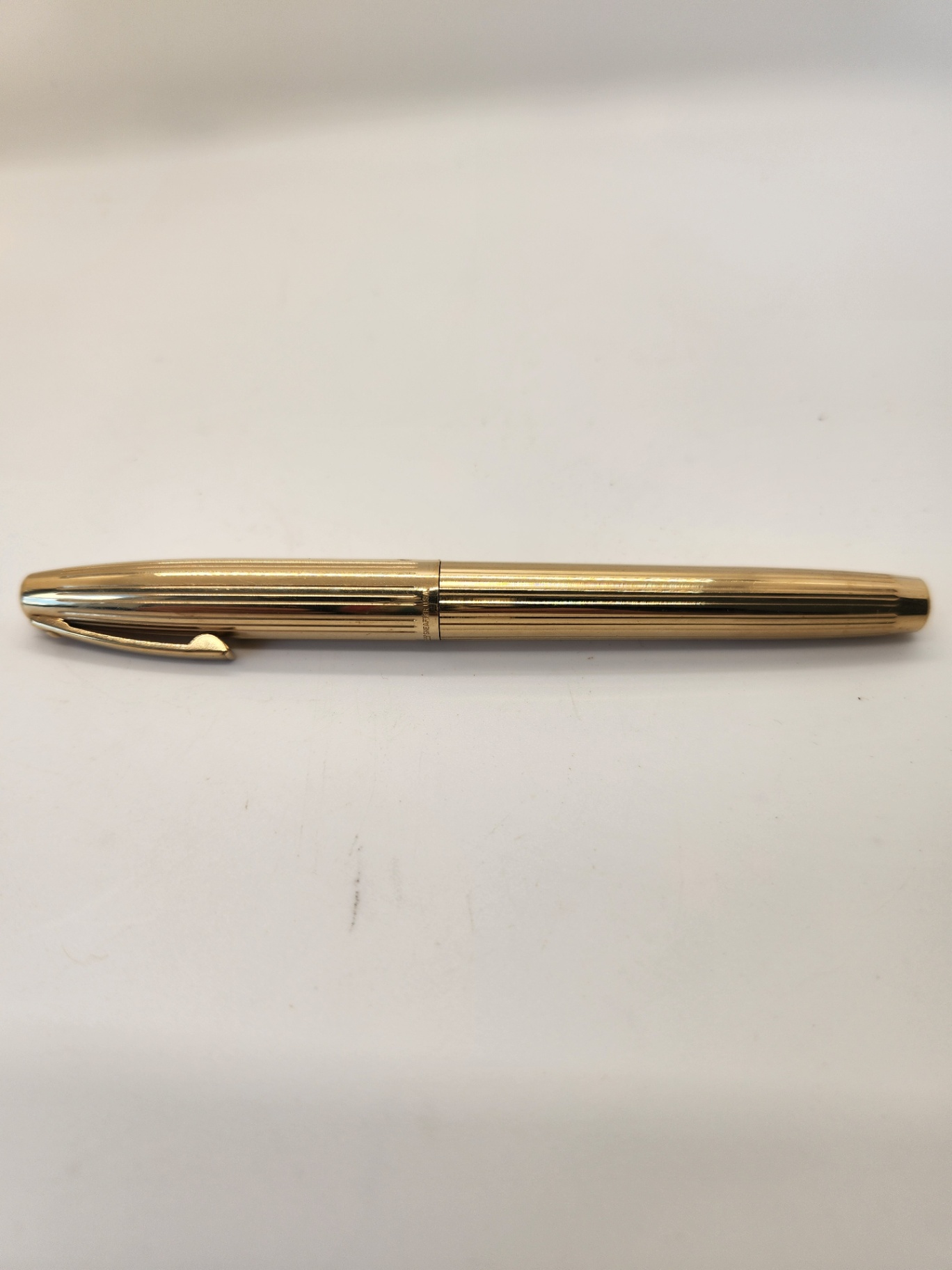 Vintage Sheaffer U.S.A. Fountain Pen with 14K Nib – Fluted Barrel - image 2 of 14