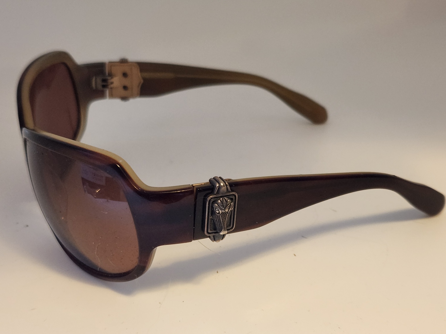 Vintage Kieselstein-Cord “Yonni” Designer Sunglasses – Oversized Frame w/ Original KC Case - image 9 of 9