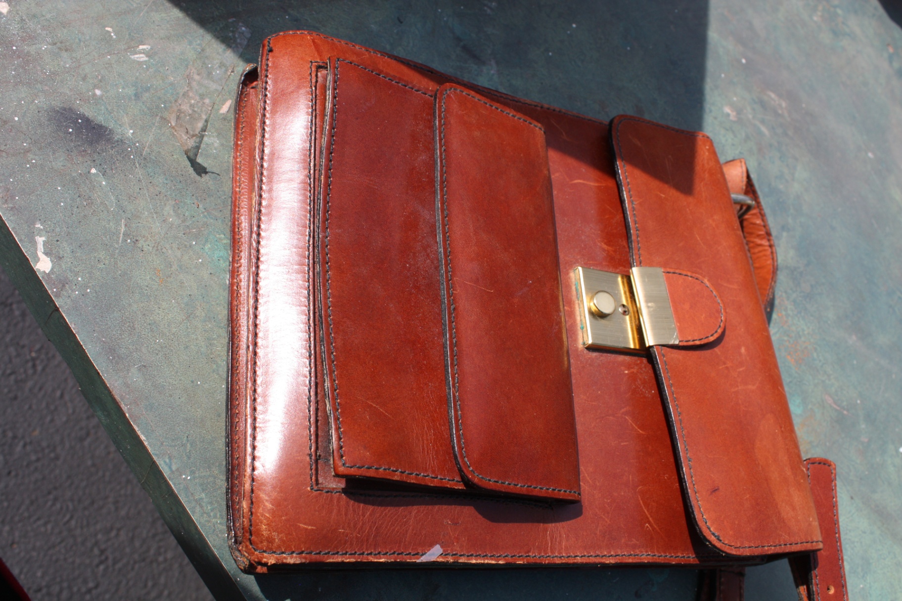 Bond Street Leather Cross Body Bag - image 3 of 4