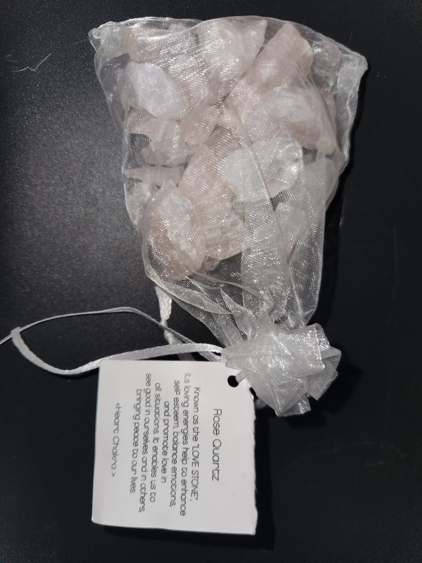 Jewelry Lot (Crystal Love & Protection) – bag of Rose Quartz, Amethyst Ring, Abalone pendant + Labradorite Pendant (all jewelry Sterling 925) - image 11 of 12