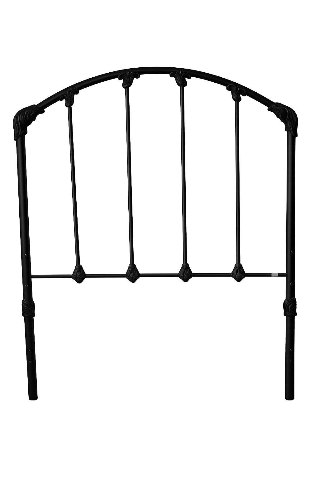 Traditional cast-detail iron bed – Victorian Revival / Classic Traditional style - image 1 of 3