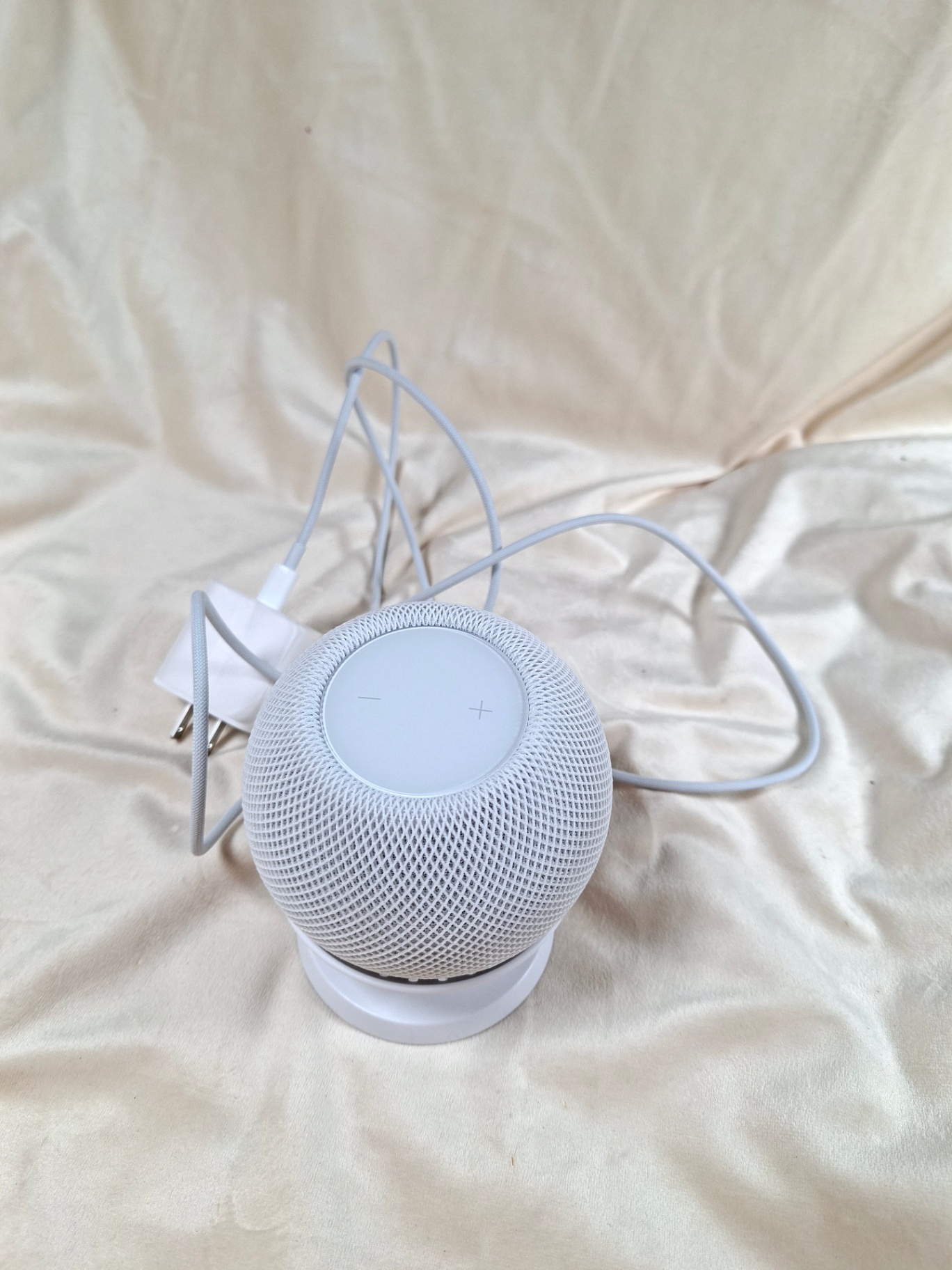 Apple HomePod mini smart speaker with power adapter - image 1 of 4