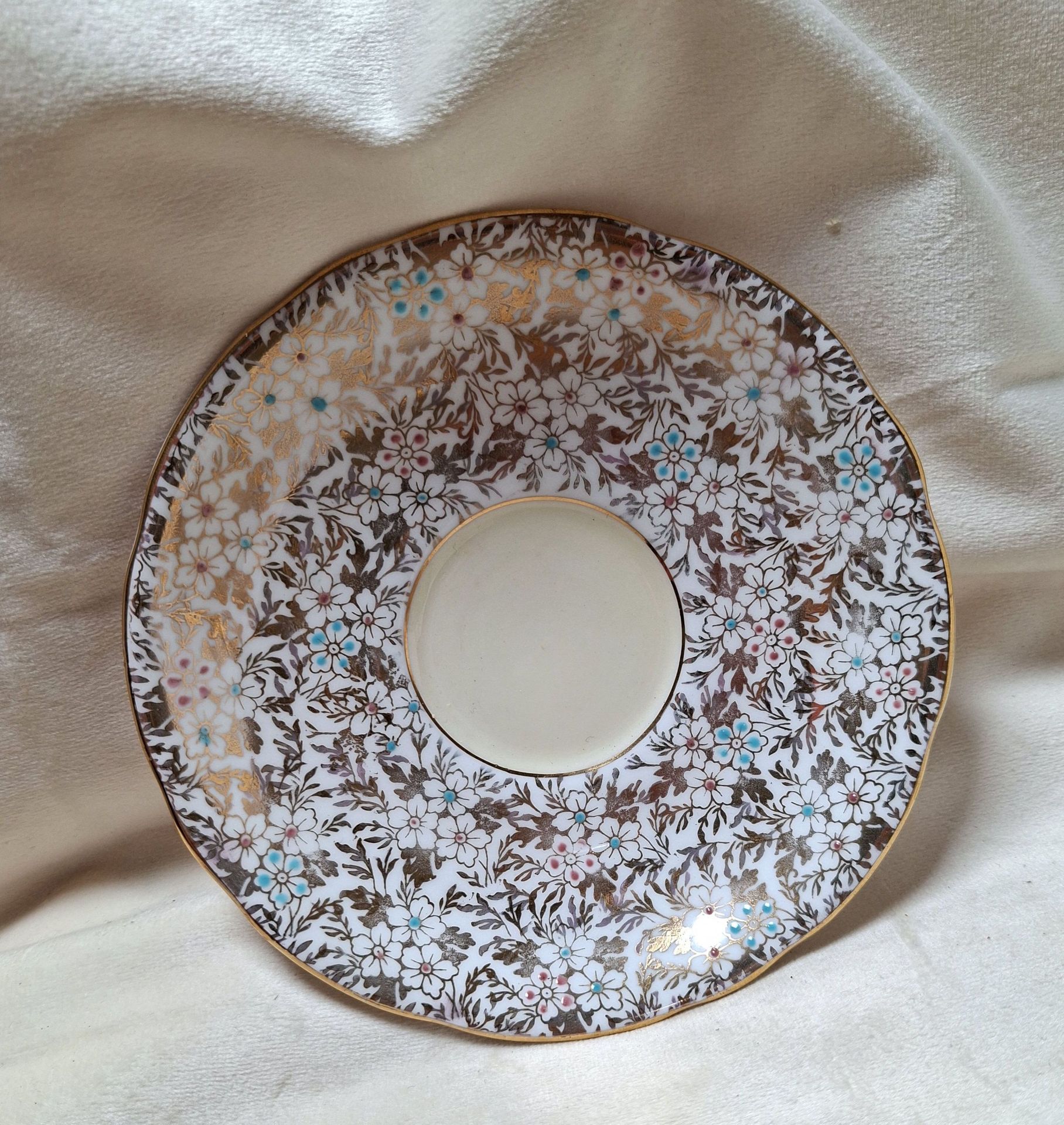 Royal Stafford Bone China Teacup and Saucer - image 5 of 6