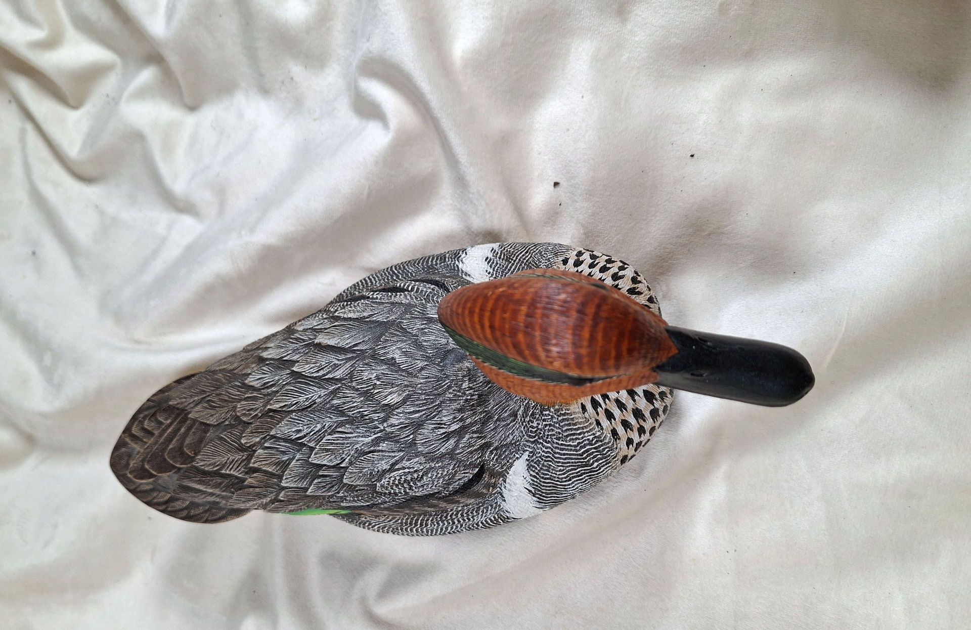 Hand-Carved Wooden Duck Decoy with Certificate. Nova Scotia - image 5 of 6