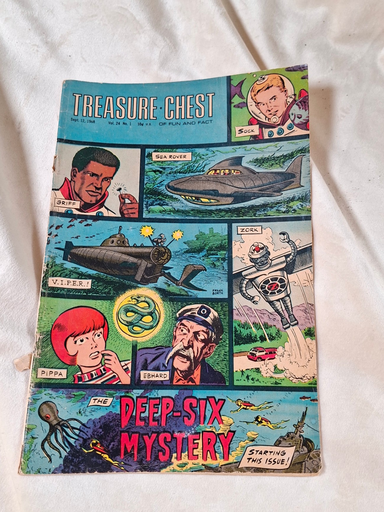 Treasure Chest vintage comic magazines and inserts - image 1 of 5
