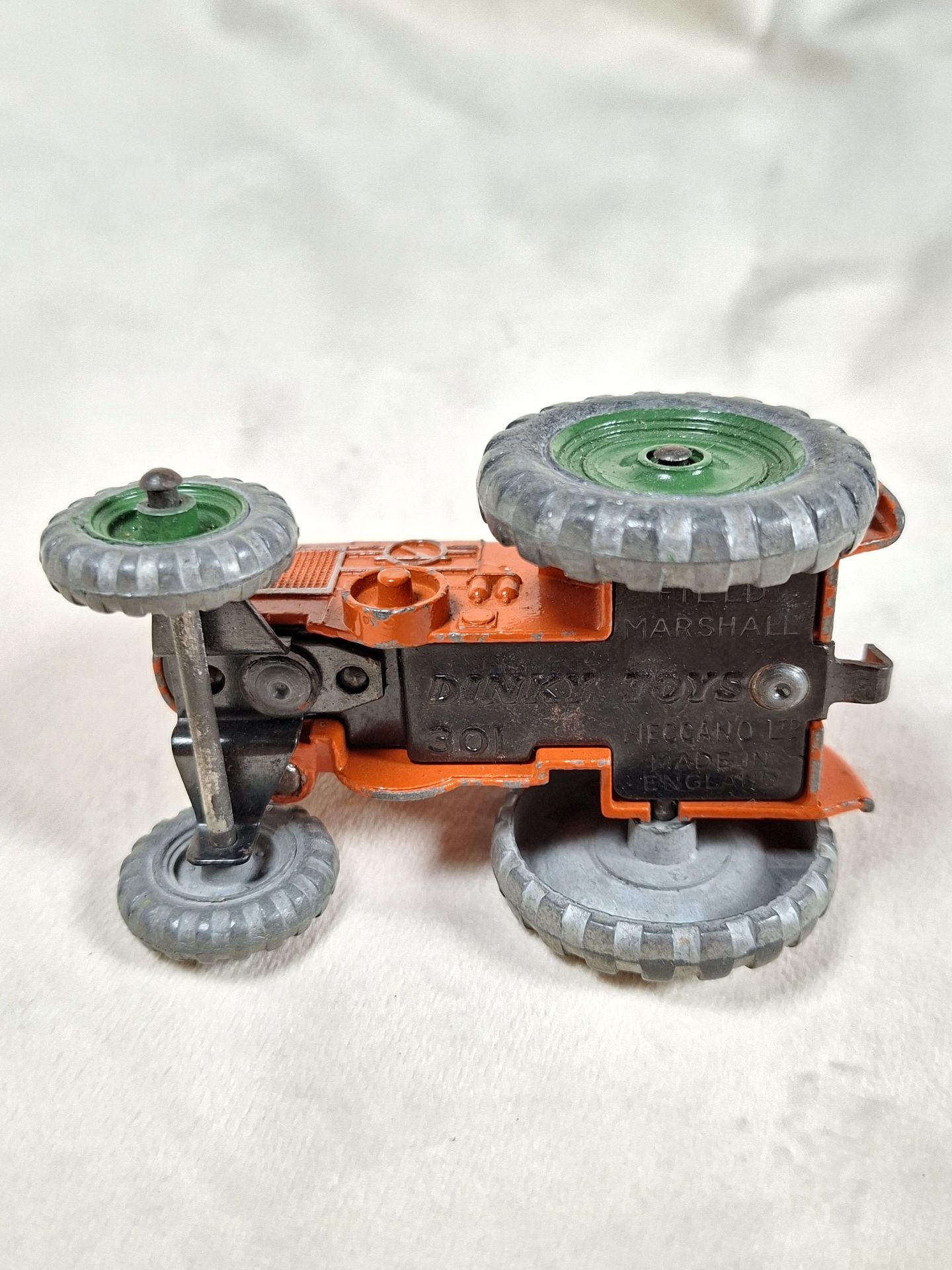 VINTAGE Dinky Toys Tractor with Driver Figure, Field Marshall - image 6 of 7