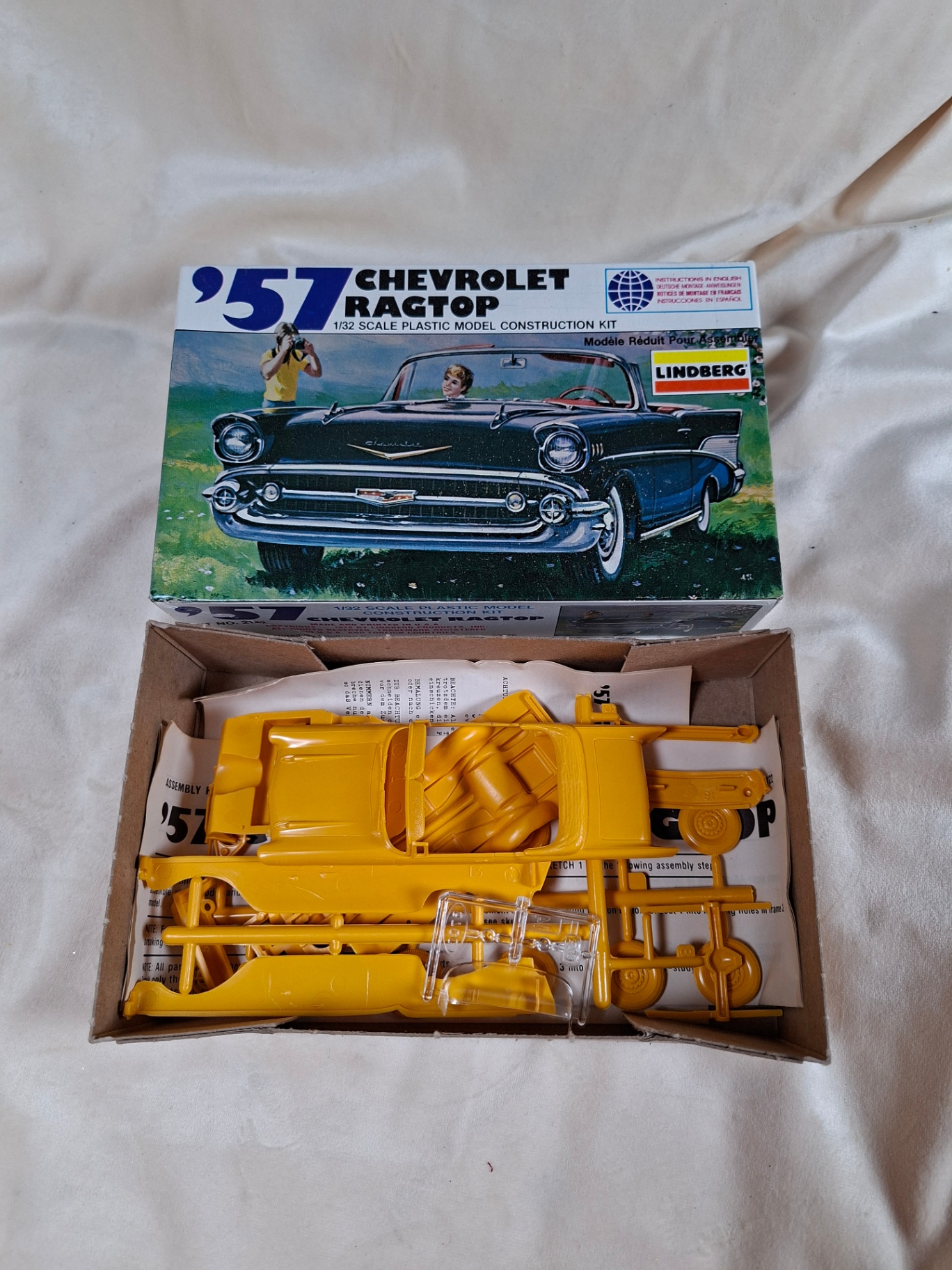 1957 Chevrolet RagTop 1/32 Scale Plastic Model Kit - image 1 of 4