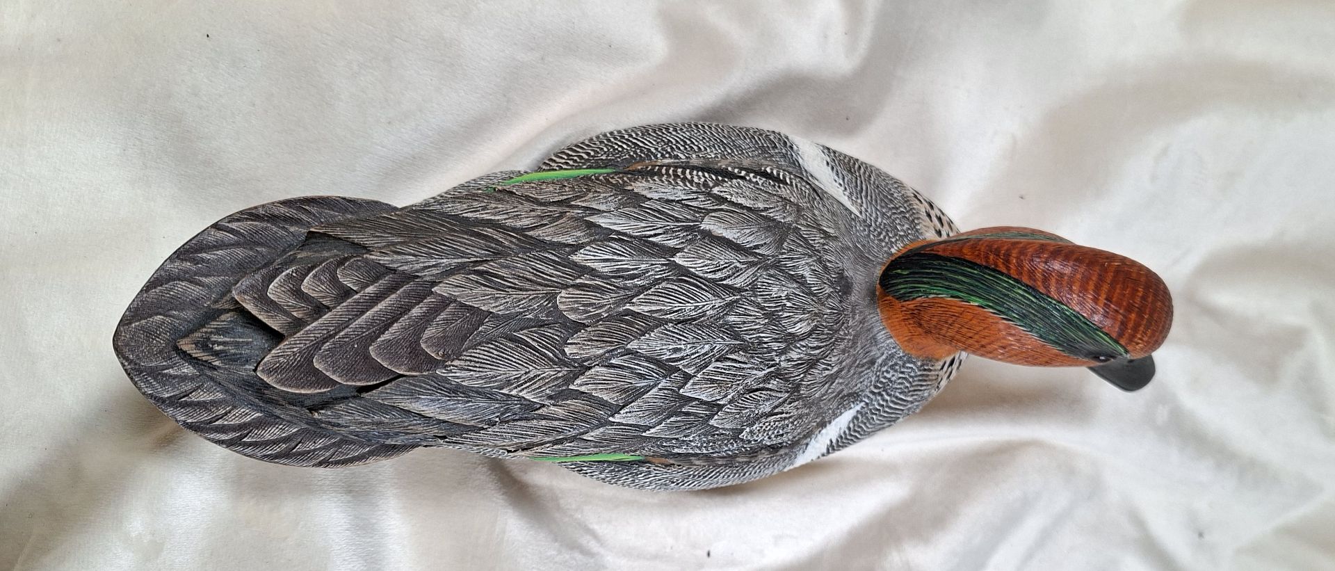 Hand-Carved Wooden Duck Decoy with Certificate. Nova Scotia - image 4 of 6