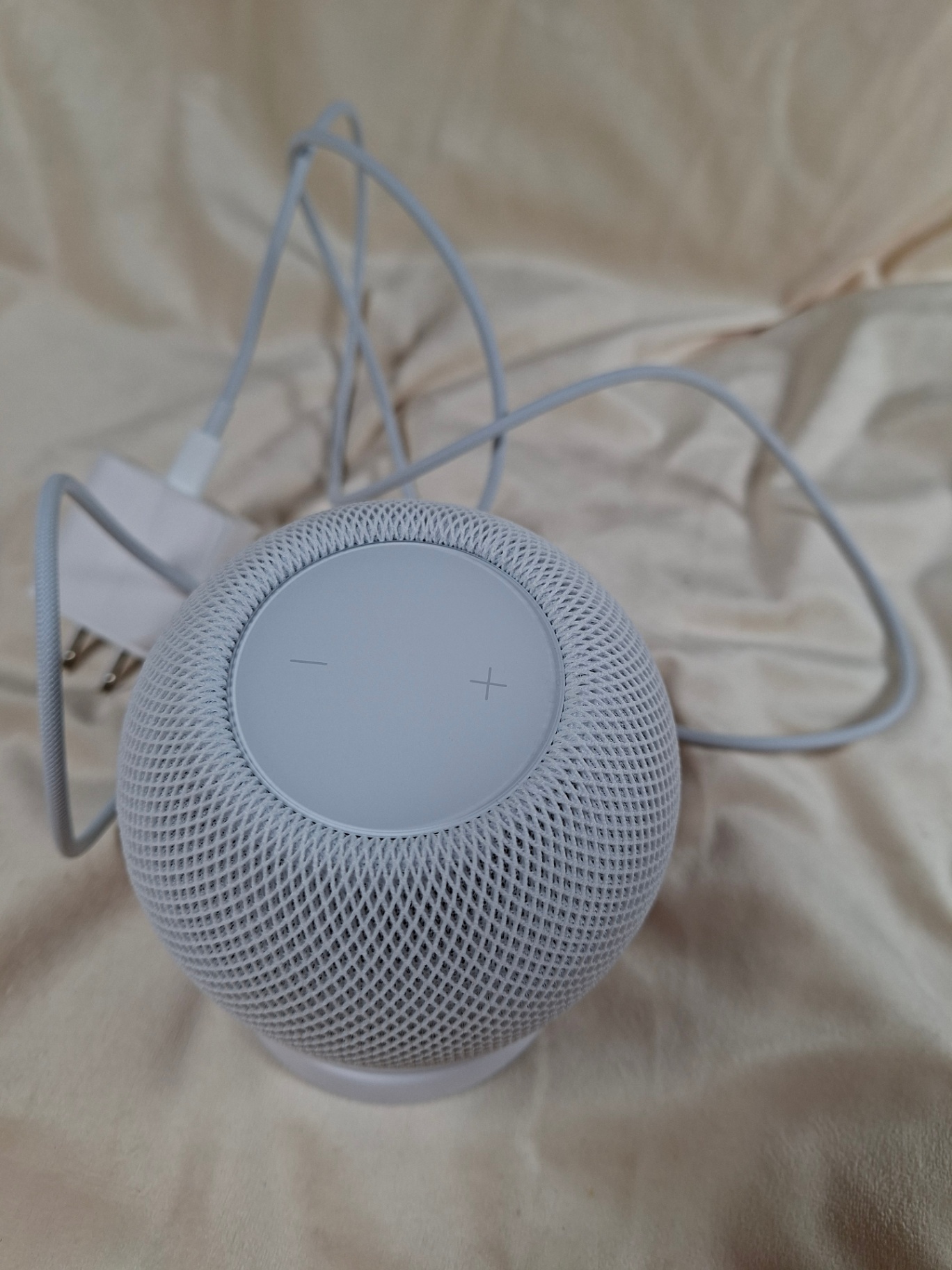 Apple HomePod mini smart speaker with power adapter - image 2 of 4