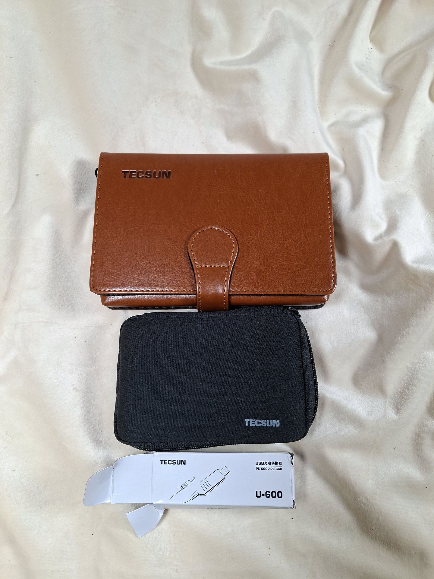 Tecsun PL-680 and PL-380 Portable Radios with Cases and Accessories - image 2 of 8