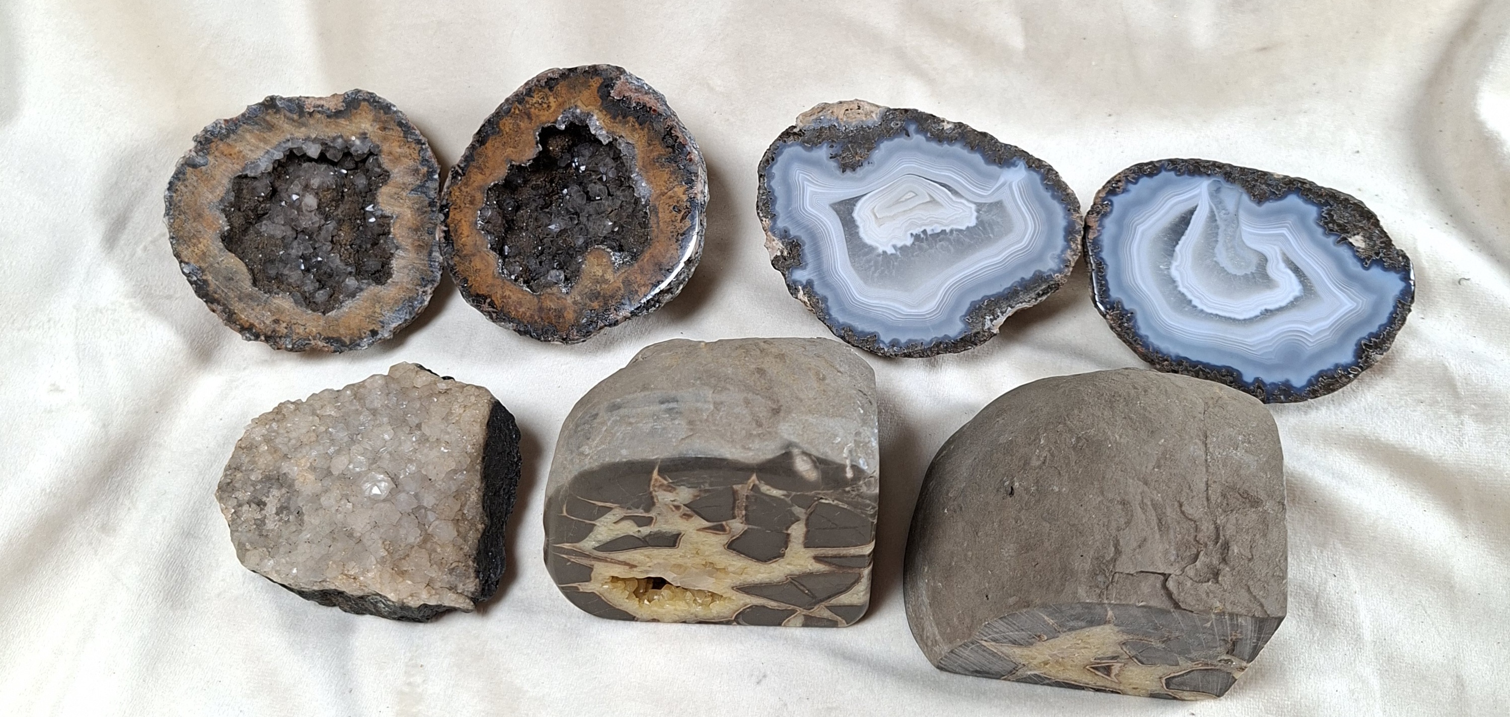 Collection of Geode, Agate, and Polished Stone Specimens - image 4 of 4