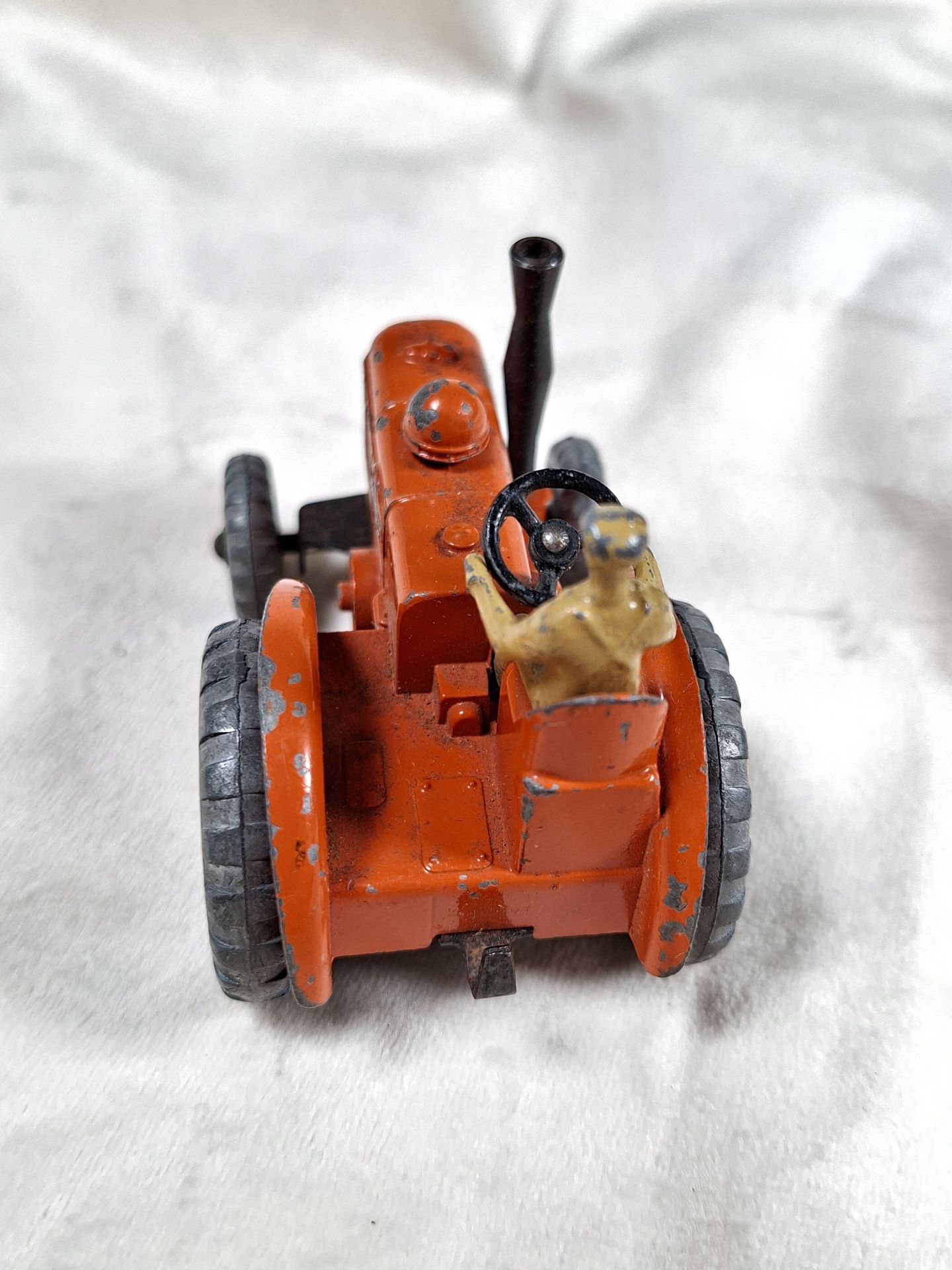 VINTAGE Dinky Toys Tractor with Driver Figure, Field Marshall - image 3 of 7