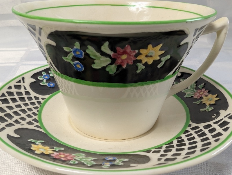 Teacup and Saucer Set, Woods Iron Ware (England) - image 4 of 16