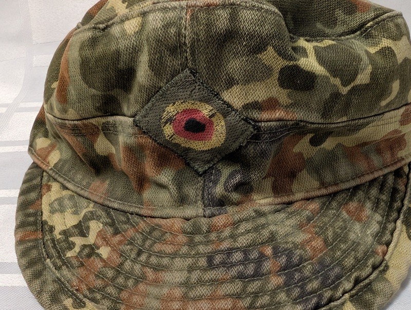 Camouflage field cap with diamond patch - image 2 of 14