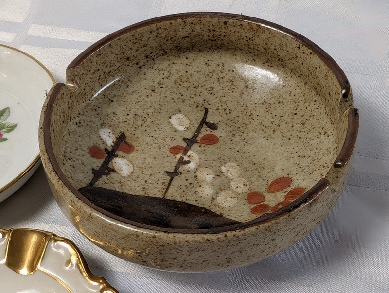 Assorted ceramic dishware with floral, heraldic, and landscape designs - image 8 of 16
