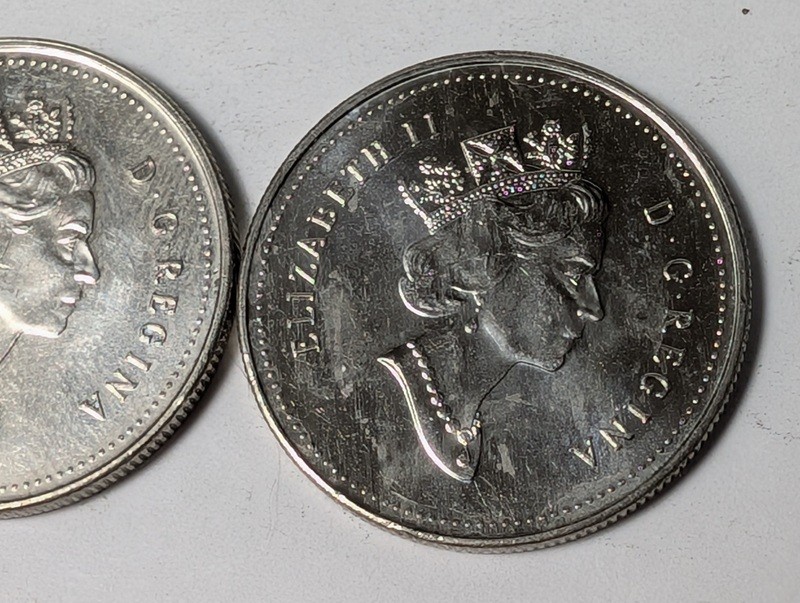 Canadian 50-Cent Coins with Royal Coat of Arms (2000) - image 9 of 9