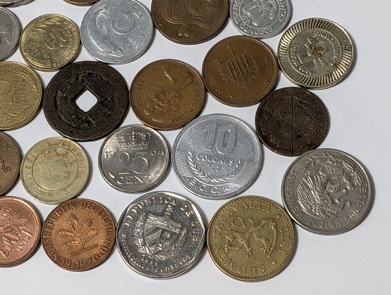 Assorted international coins - image 4 of 24