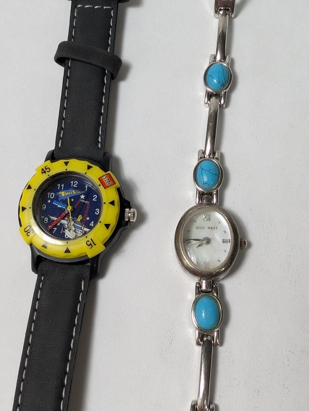 Timex sport watch and Nine West bracelet watch - image 3 of 10