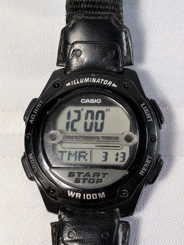 Casio digital wristwatch with illuminator and world time - image 1 of 10