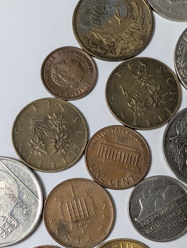 Assorted international coins - image 14 of 21