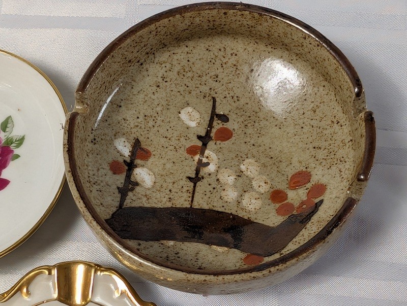 Assorted ceramic dishware with floral, heraldic, and landscape designs - image 7 of 16